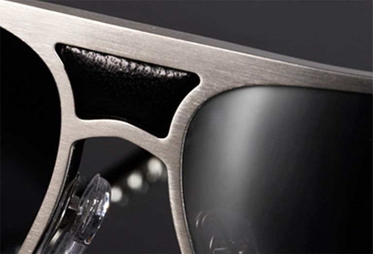 Titanium eyeglass frames