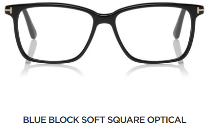 Blue Block Soft Square Tom Ford sunglasses from Adair Eyewear in Fort Worth