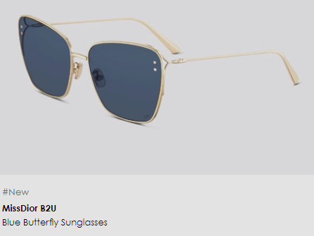 MissDior Blue Butterfly Sunglasses in Forrt Worth at Adair Eyewear