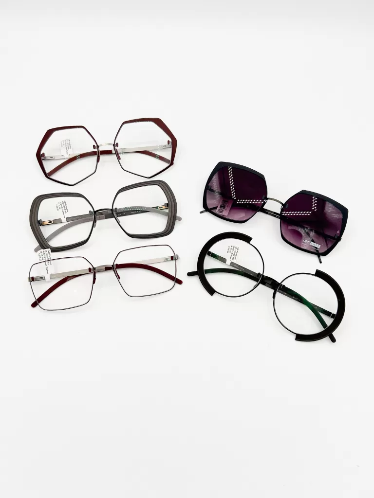 Gotti steel eyeglass frames collection with geometric luxury designs